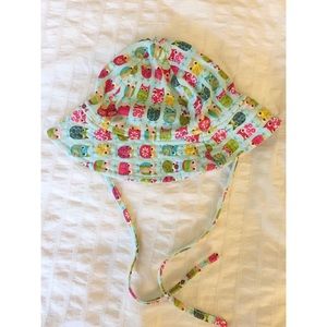 Zutano Baby Owl Sunhat 18M